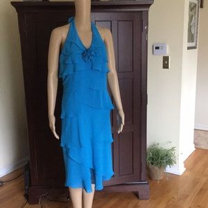 Alfredo Venini NWT  sz M halter style back zip